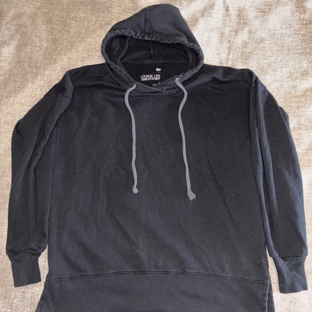 Black Hooded Sweatshirt - SO Women’s Hoodie